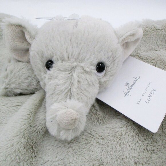 Hallmark Carters Baby Elephant Loveys Set Plush Security Satin Trim I Love You 1 - Picture 10 of 11